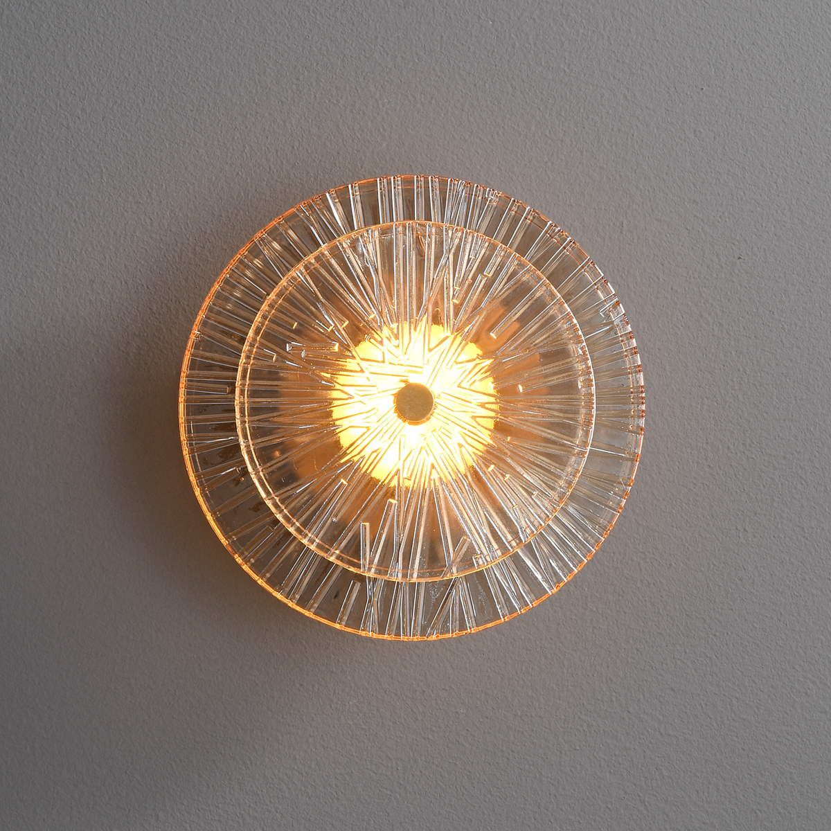 Modern Copper & Glass Wall Sconce 2 Modern Copper & Glass Wall Sconce - Image 2