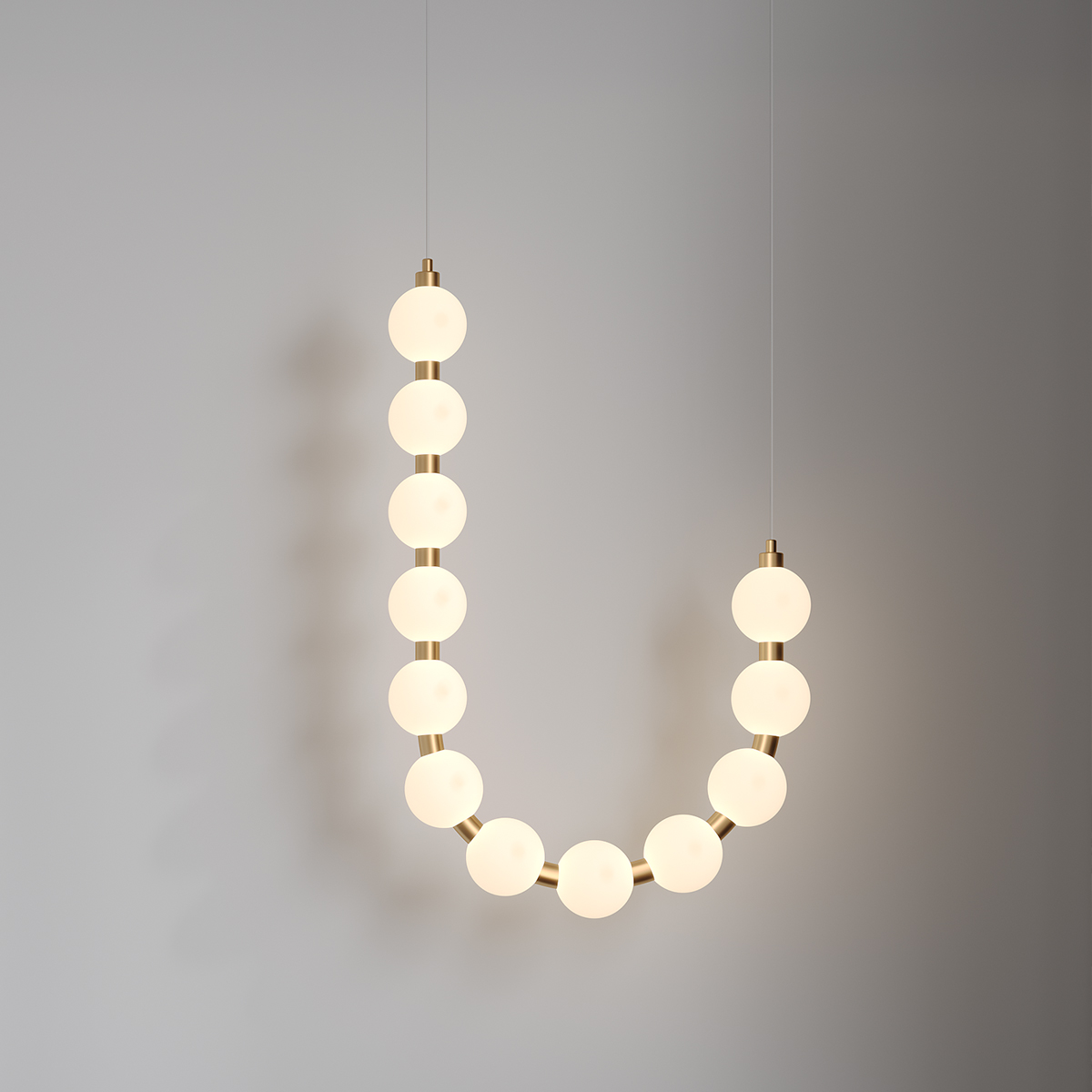 Modern U-Shaped LED Pendant Light 2 Modern U-Shaped LED Pendant Light - Image 2