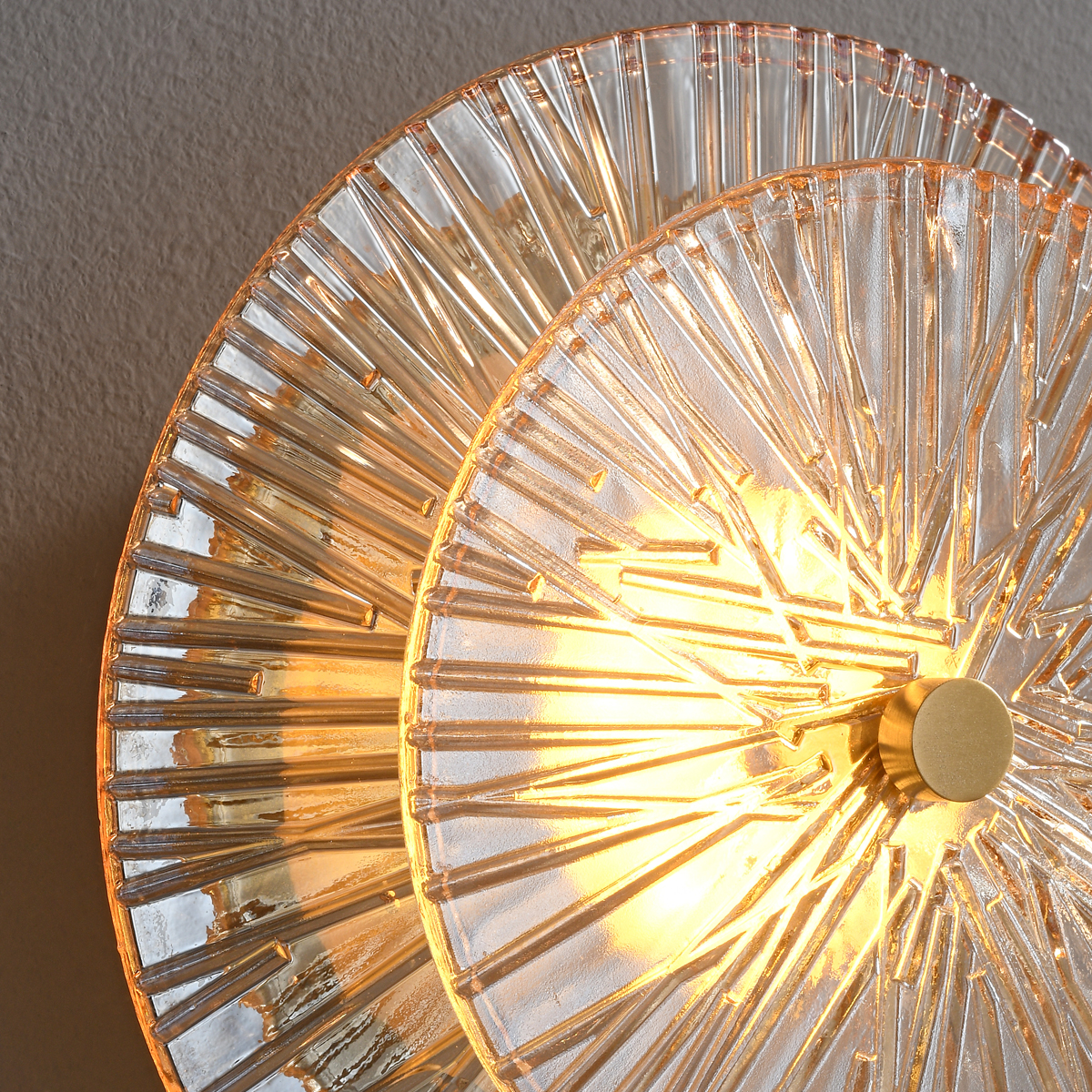 Modern Copper & Glass Wall Sconce 8 Modern Copper & Glass Wall Sconce - Image 8