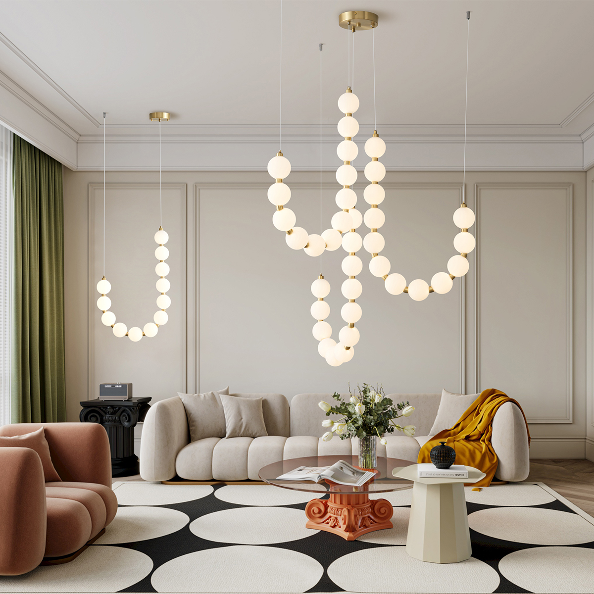 Modern U-Shaped LED Pendant Light 3 Modern U-Shaped LED Pendant Light - Image 3