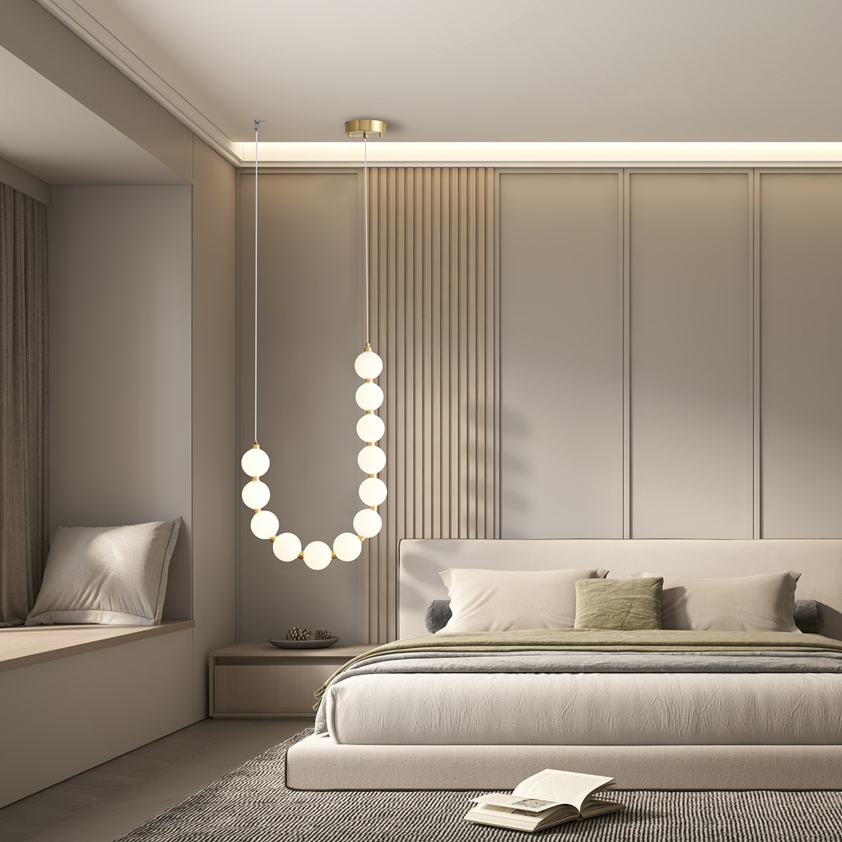 Modern U-Shaped LED Pendant Light 4 Modern U-Shaped LED Pendant Light - Image 4