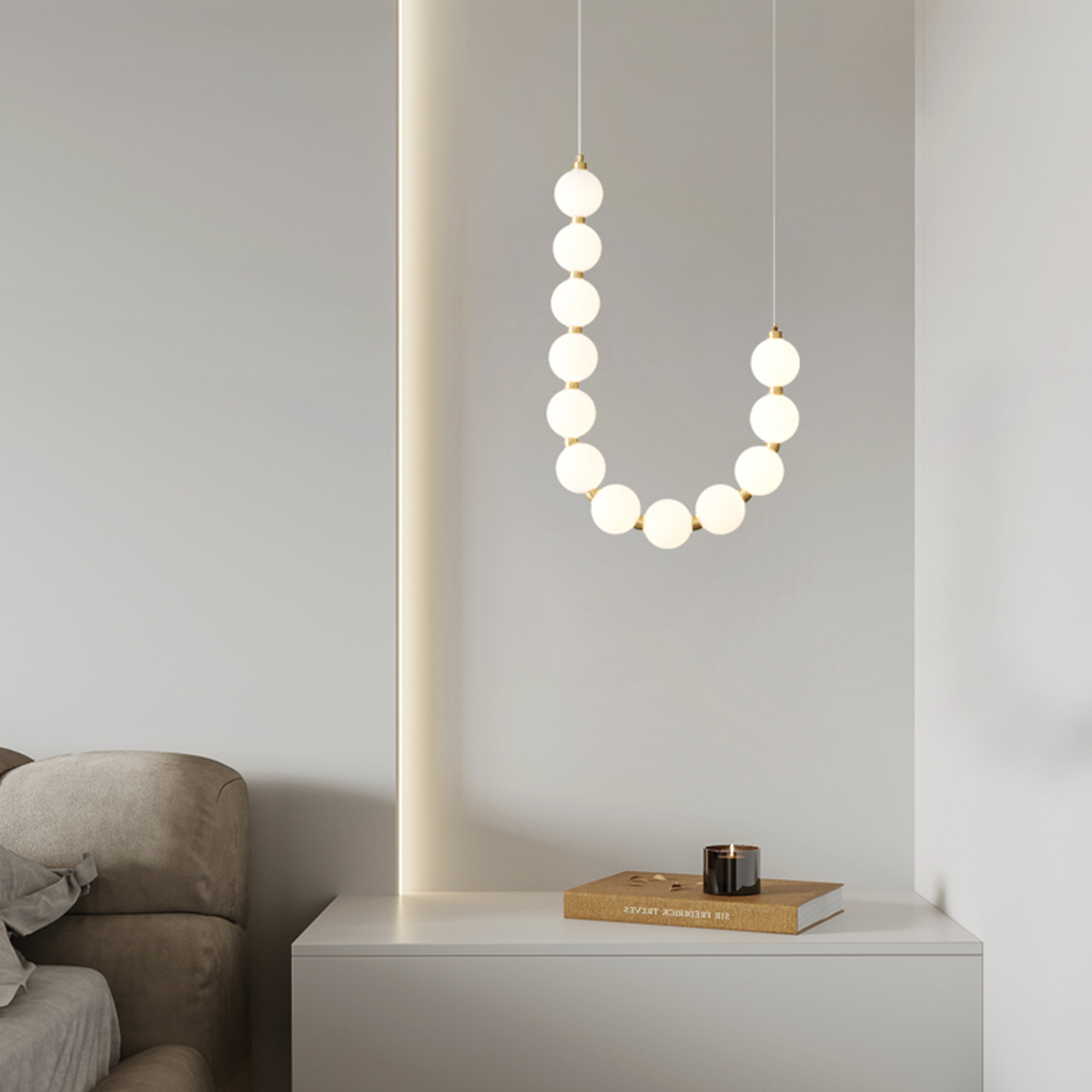 Modern U-Shaped LED Pendant Light 5 Modern U-Shaped LED Pendant Light - Image 5