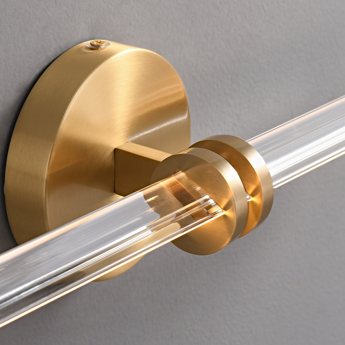 Modern Copper and Glass LED Wall Light 6 Modern Copper and Glass LED Wall Light - Image 6