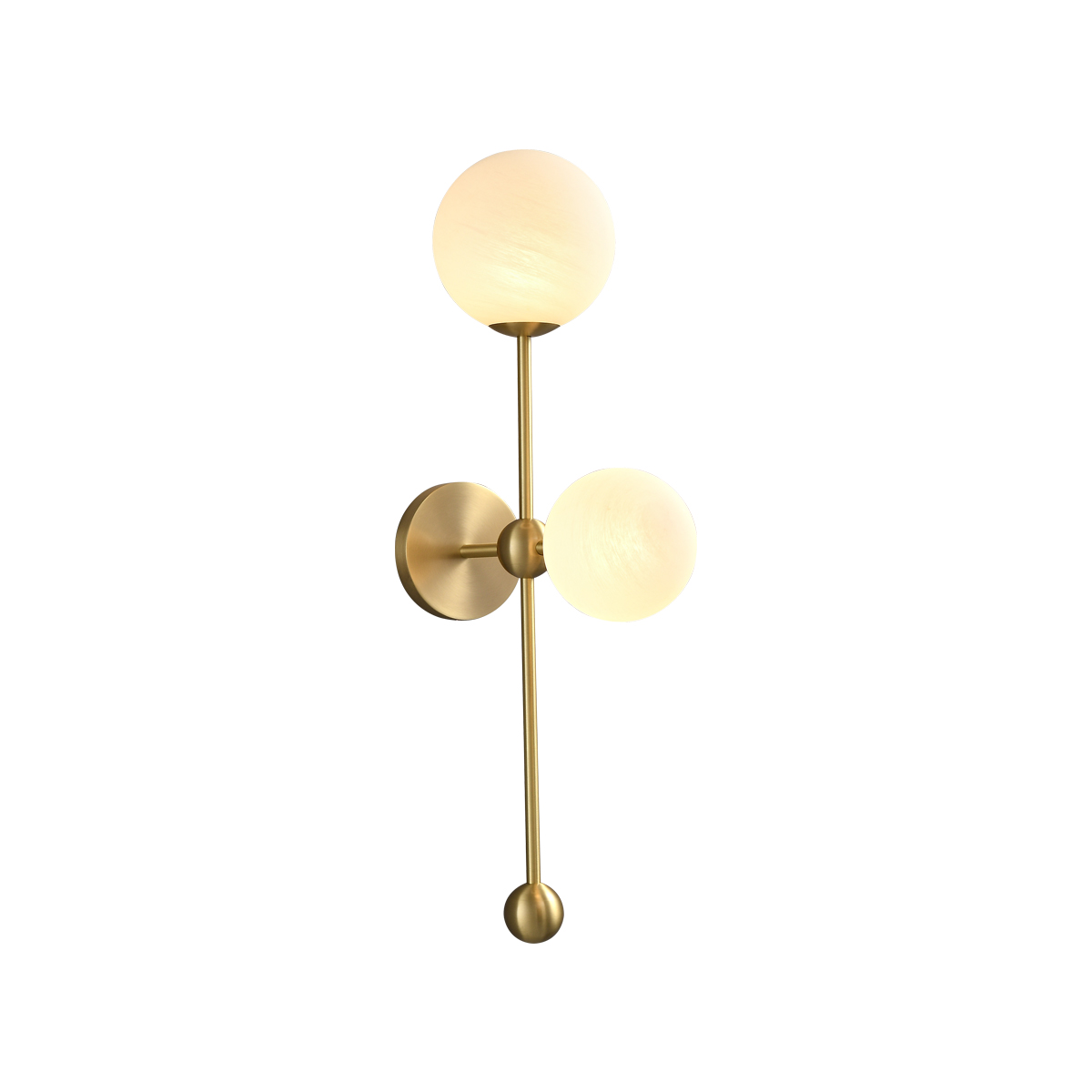 Mid-century modern globe sconce 1 Mid-century modern globe sconce