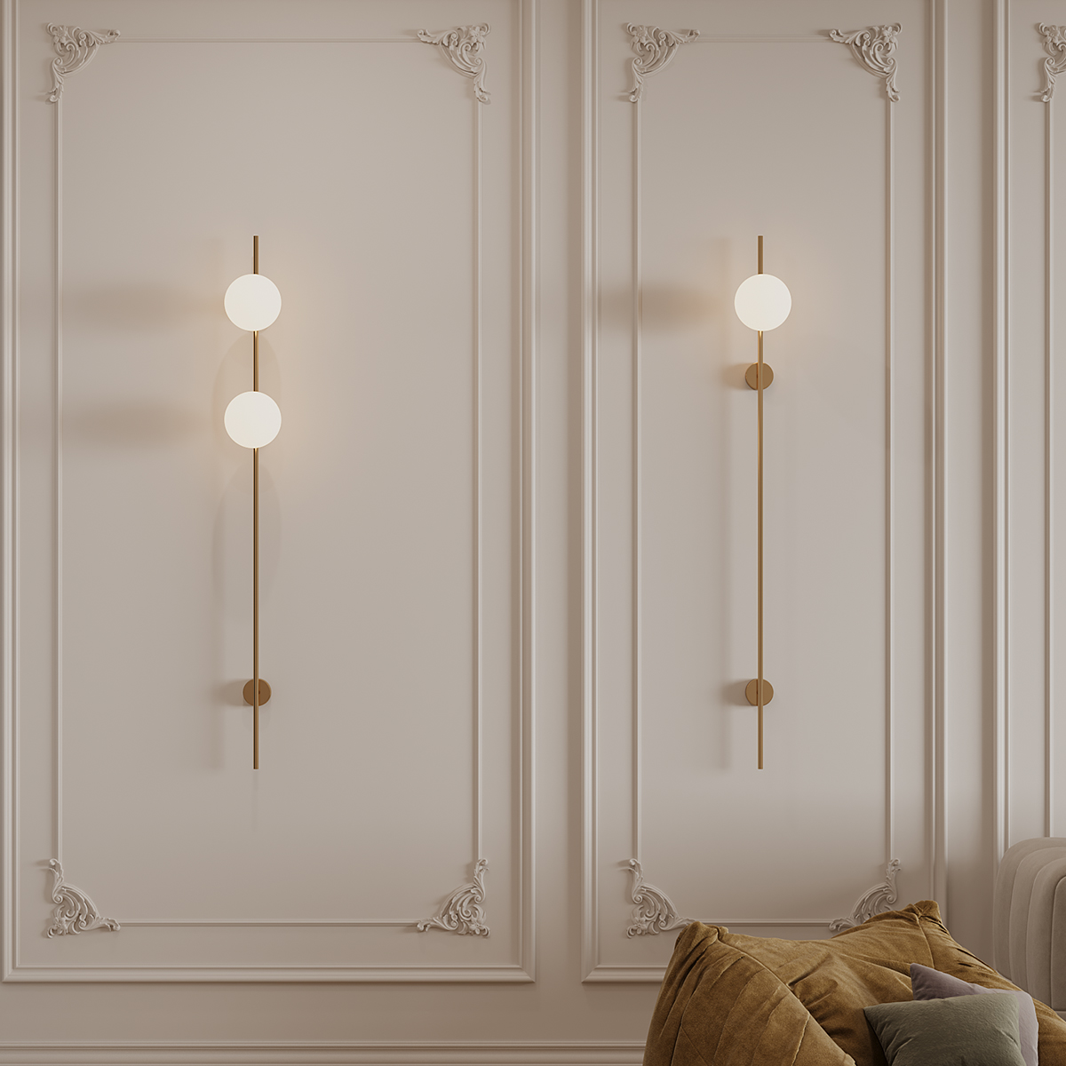 Modern Vertical Multi-Light Wall Lamp 4 Modern Vertical Multi-Light Wall Lamp - Image 4