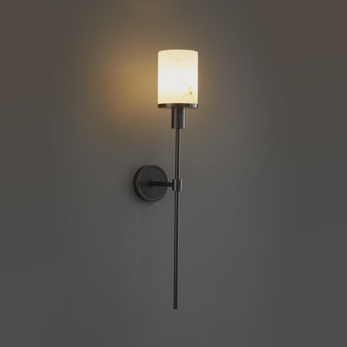Contemporary Cylindrical Glass Wall Lamp 3 Contemporary Cylindrical Glass Wall Lamp - Image 3