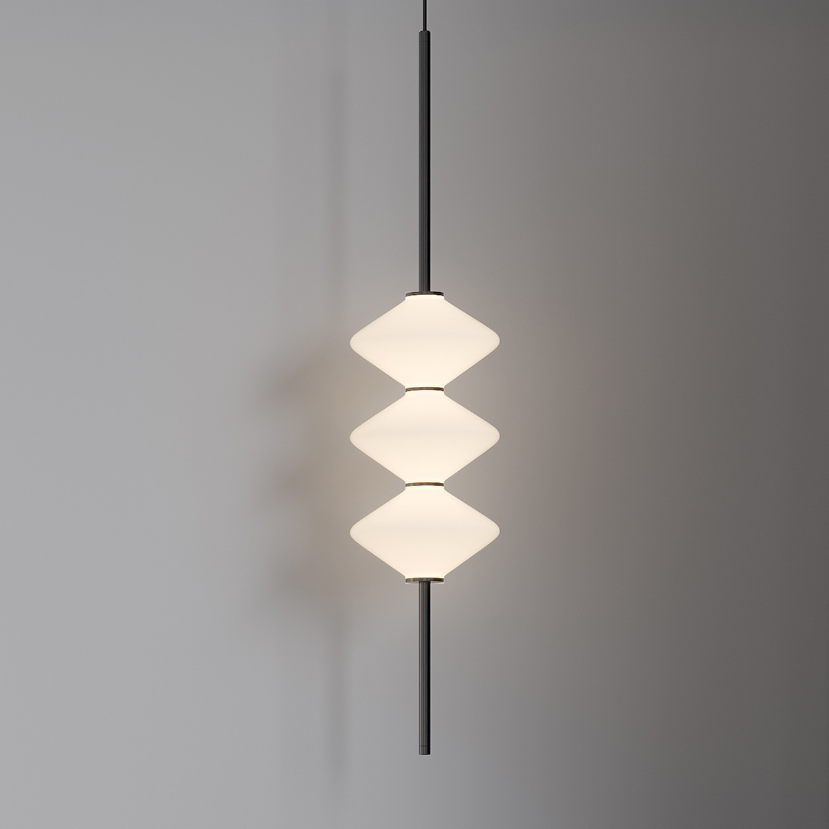 Modern Minimalist Linear Diamond Pendant Light 5 Modern Minimalist Linear Diamond Pendant Light - Image 5
