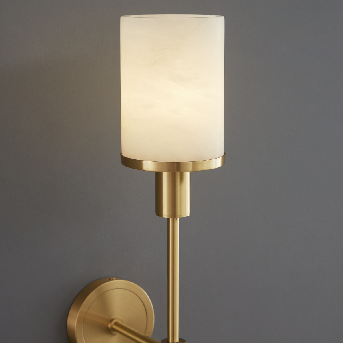 Contemporary Cylindrical Glass Wall Lamp 6 Contemporary Cylindrical Glass Wall Lamp - Image 6