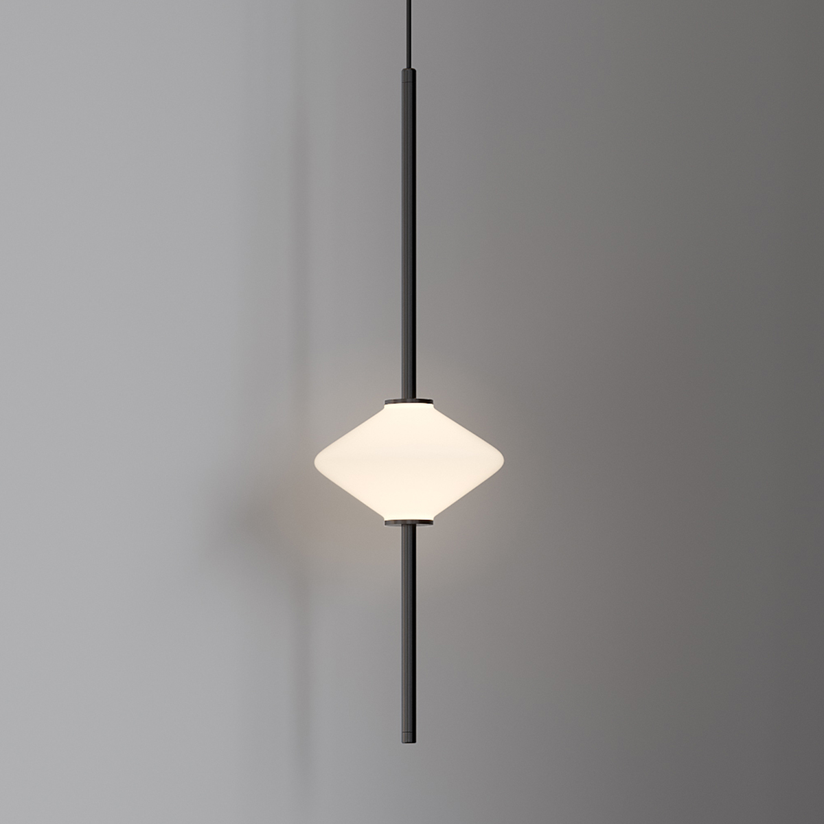 Modern Minimalist Linear Diamond Pendant Light 6 Modern Minimalist Linear Diamond Pendant Light - Image 6