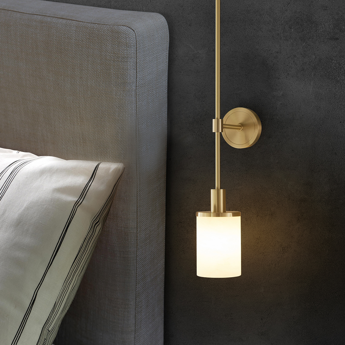 Contemporary Cylindrical Glass Wall Lamp 8 Contemporary Cylindrical Glass Wall Lamp - Image 8