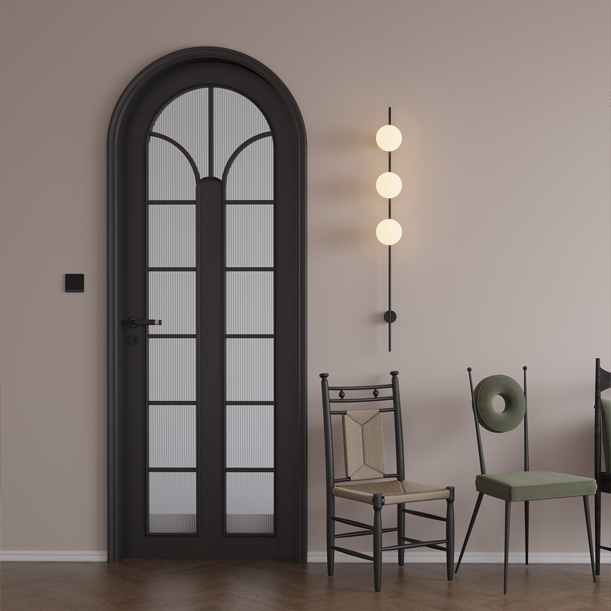 Modern Vertical Multi-Light Wall Lamp 8 Modern Vertical Multi-Light Wall Lamp - Image 8