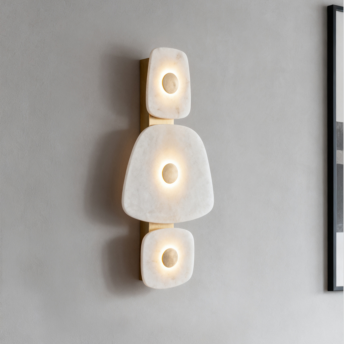 Elegant Marble Wall Light for Modern Living Room and Bedroom 4 Elegant Marble Wall Light for Modern Living Room and Bedroom - Image 4