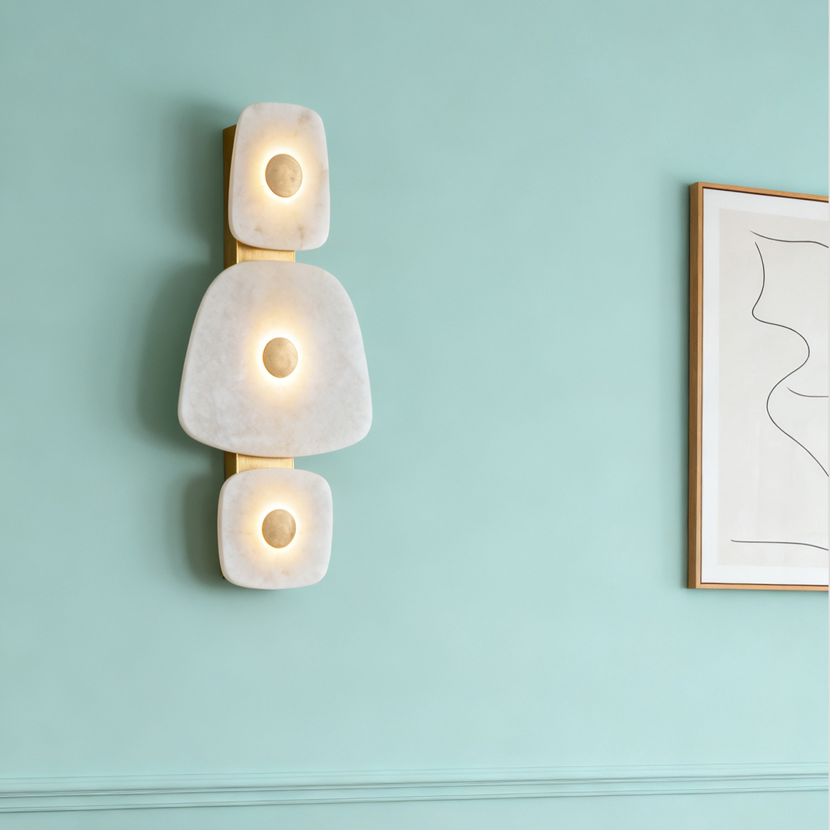 Elegant Marble Wall Light for Modern Living Room and Bedroom 8 Elegant Marble Wall Light for Modern Living Room and Bedroom - Image 8