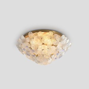Modern Floral Ceiling Light for Bedroom & Living Room