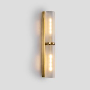 Modern Elegance Illuminated: Limited-Time Offer on Brass & Glass Wall Sconces!
